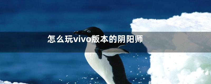 怎么玩vivo版本的阴阳师