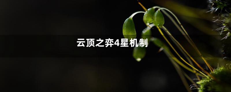 云顶之弈4星机制