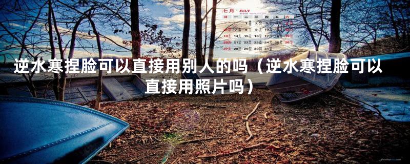 逆水寒捏脸可以直接用别人的吗（逆水寒捏脸可以直接用照片吗）