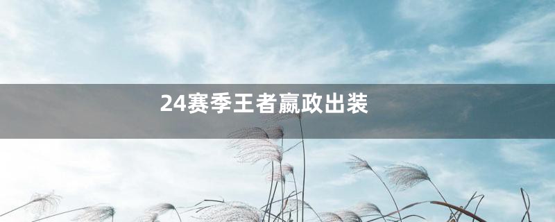 24赛季王者嬴政出装