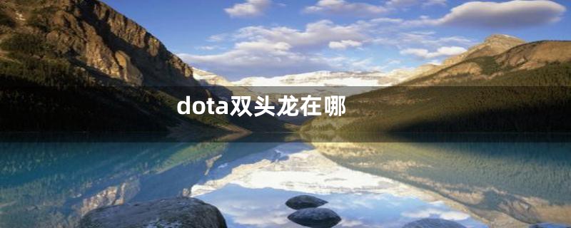 dota双头龙在哪