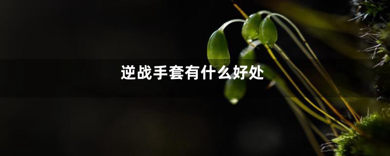 逆战手套有什么好处