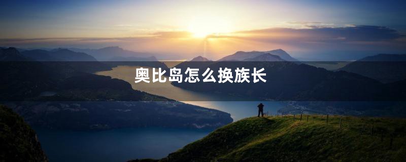 奥比岛怎么换族长