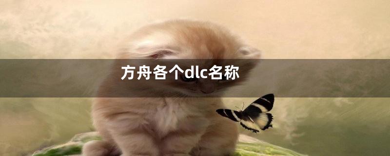 方舟各个dlc名称