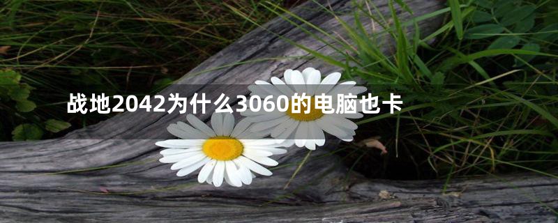 战地2042为什么3060的电脑也卡