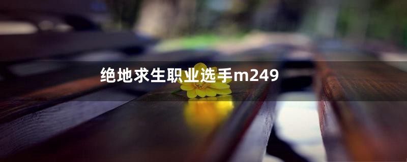 绝地求生职业选手m249