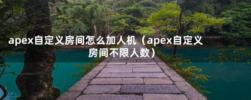 apex自定义房间怎么加人机（apex自定义房间不限人数）