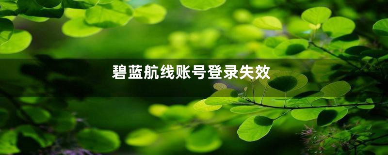 碧蓝航线账号登录失效