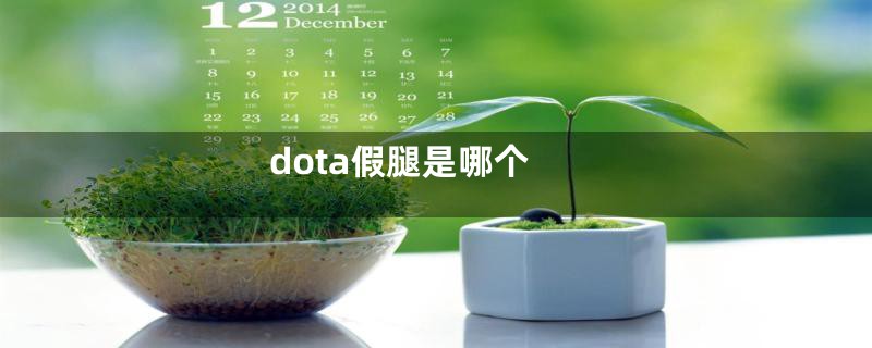 dota假腿是哪个