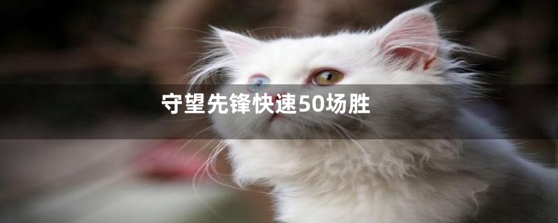 守望先锋快速50场胜