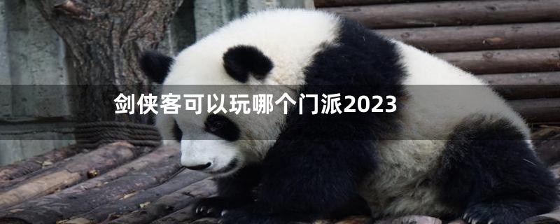 剑侠客可以玩哪个门派2023