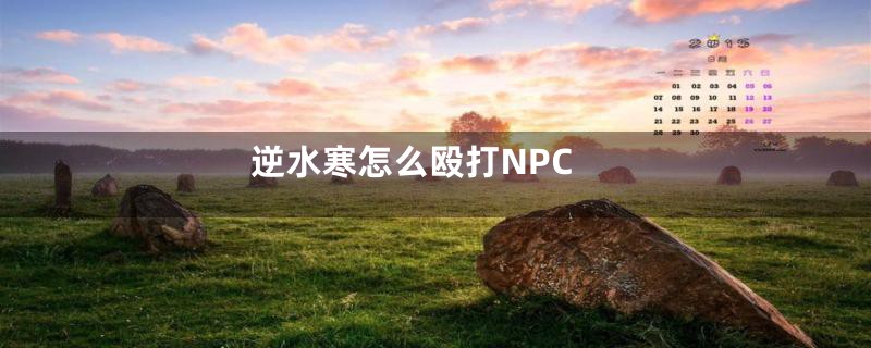 逆水寒怎么殴打NPC