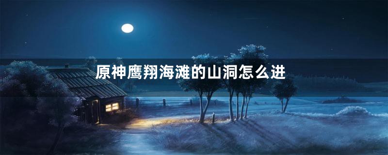 原神鹰翔海滩的山洞怎么进