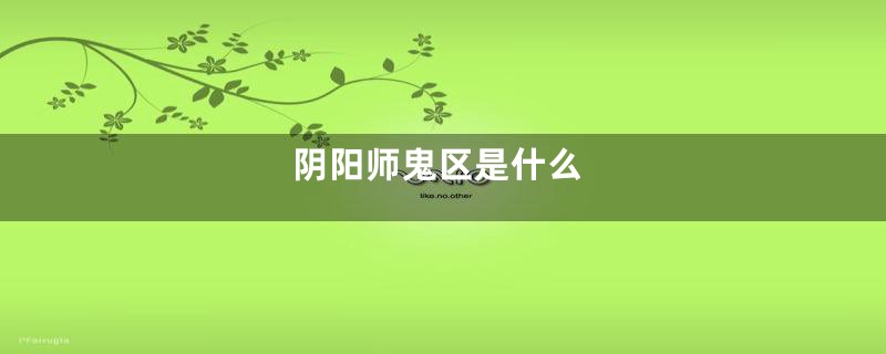 阴阳师鬼区是什么