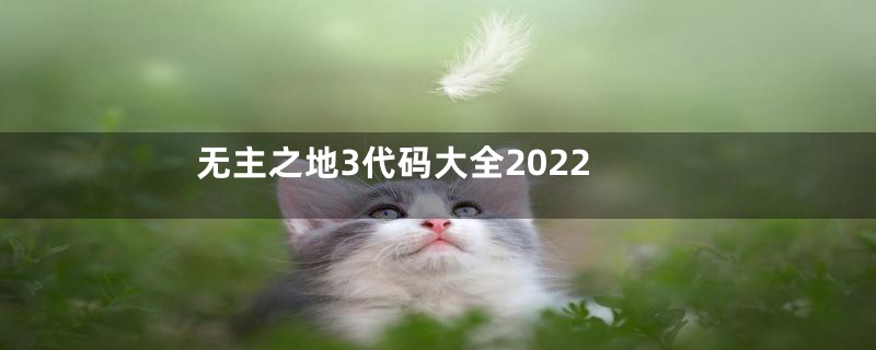 无主之地3代码大全2022