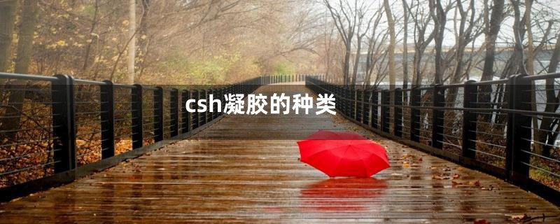 csh凝胶的种类