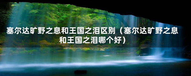 塞尔达旷野之息和王国之泪区别（塞尔达旷野之息和王国之泪哪个好）