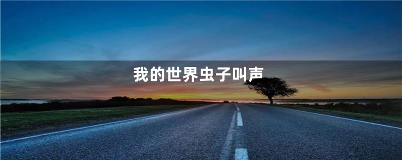 我的世界虫子叫声