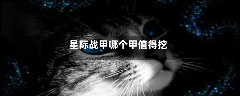 星际战甲哪个甲值得挖