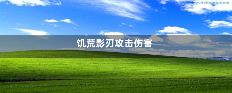 饥荒影刃攻击伤害