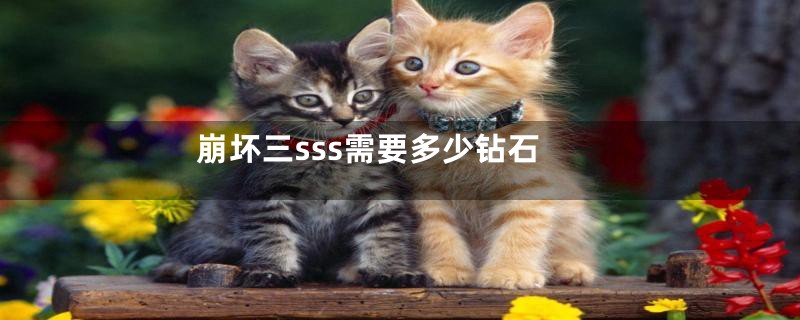 崩坏三sss需要多少钻石