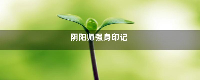 阴阳师强身印记