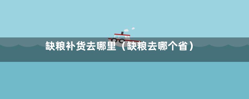 缺粮补货去哪里（缺粮去哪个省）