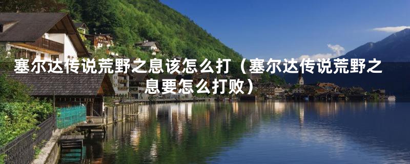 塞尔达传说荒野之息该怎么打（塞尔达传说荒野之息要怎么打败）