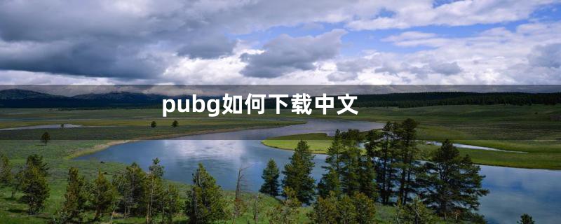 pubg如何下载中文