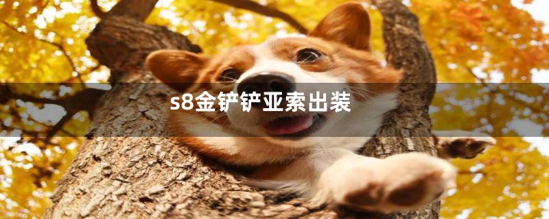 s8金铲铲亚索出装