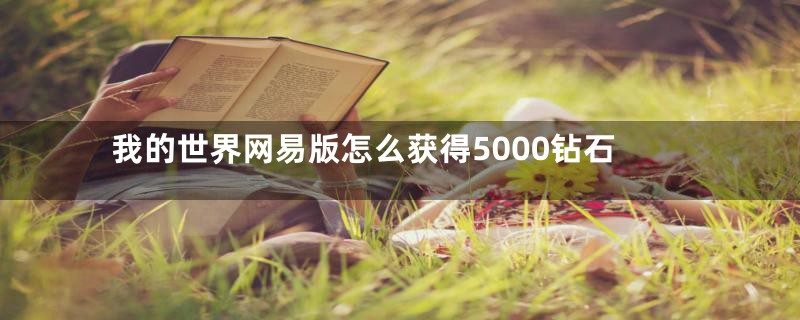 我的世界网易版怎么获得5000钻石