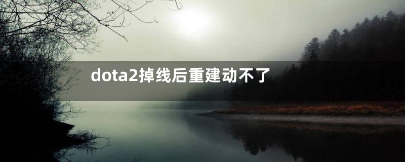 dota2掉线后重建动不了