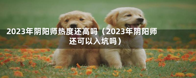 2023年阴阳师热度还高吗（2023年阴阳师还可以入坑吗）