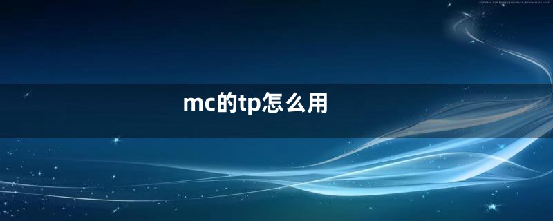 mc的tp怎么用