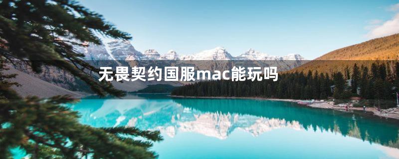 无畏契约国服mac能玩吗