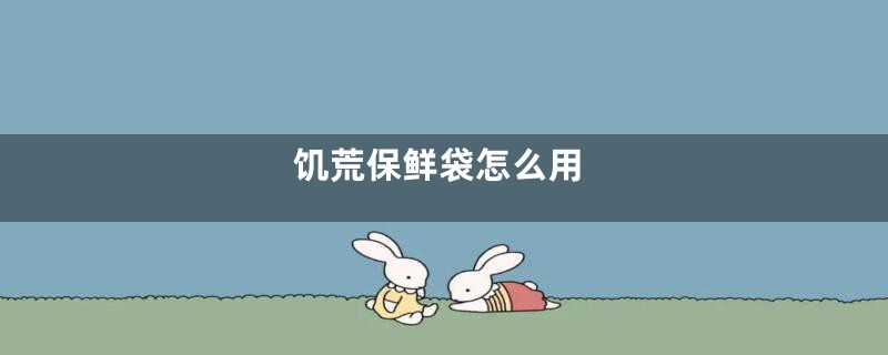 饥荒保鲜袋怎么用