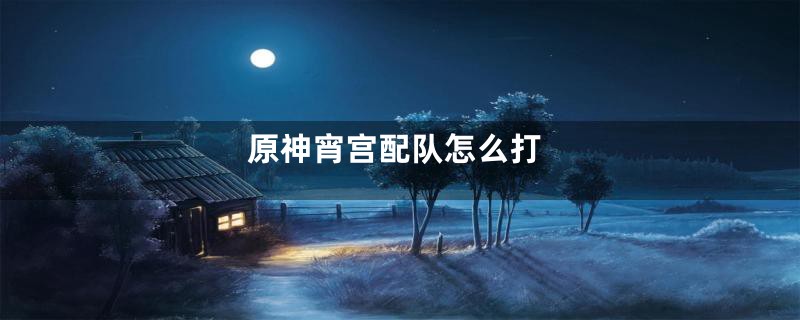 原神宵宫配队怎么打