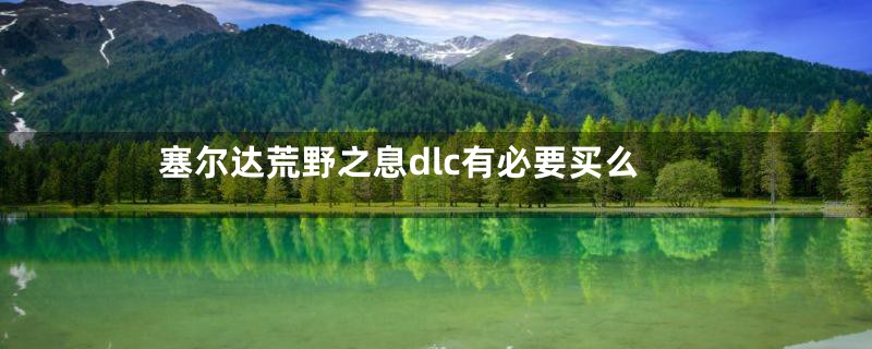 塞尔达荒野之息dlc有必要买么