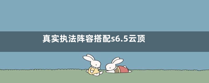 真实执法阵容搭配s6.5云顶