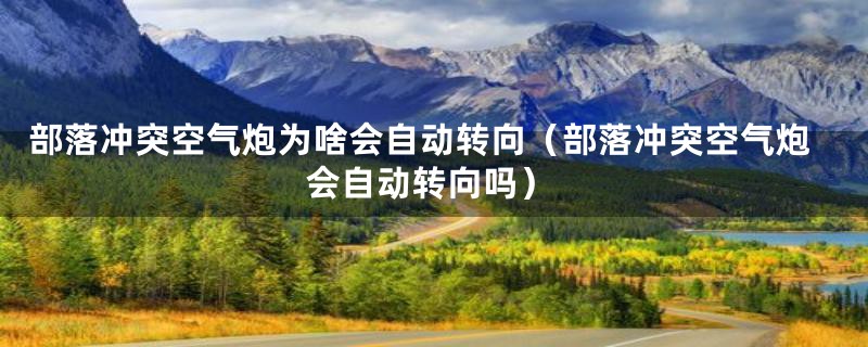 部落冲突空气炮为啥会自动转向（部落冲突空气炮会自动转向吗）