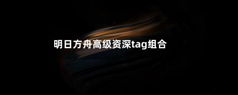 明日方舟高级资深tag组合