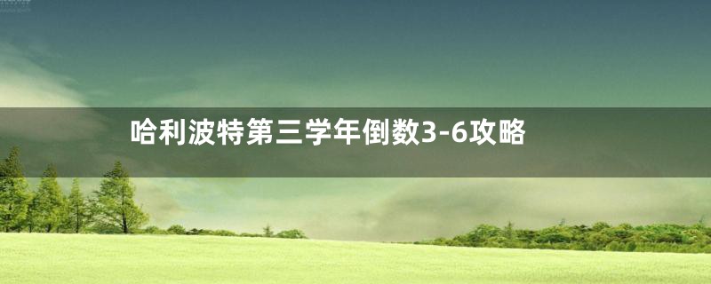 哈利波特第三学年倒数3-6攻略