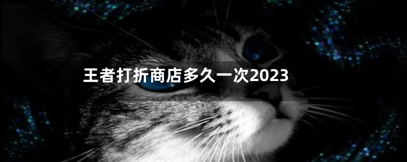 王者打折商店多久一次2023