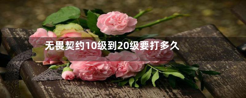 无畏契约10级到20级要打多久