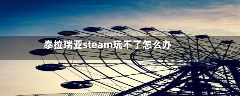 泰拉瑞亚steam玩不了怎么办