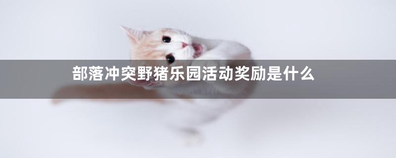 部落冲突野猪乐园活动奖励是什么