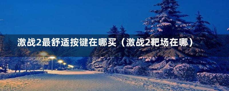 激战2最舒适按键在哪买（激战2靶场在哪）