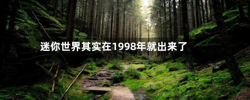 迷你世界其实在1998年就出来了