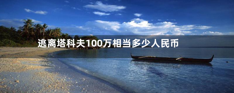 逃离塔科夫100万相当多少人民币