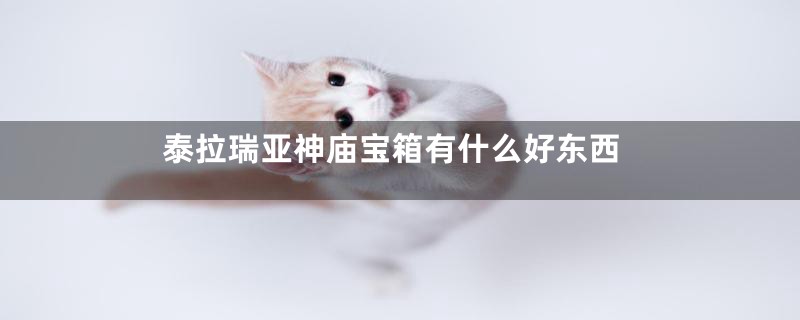 泰拉瑞亚神庙宝箱有什么好东西